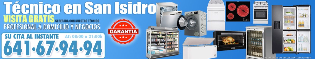 Servicio Técnico de Electrodomésticos en San Isidro