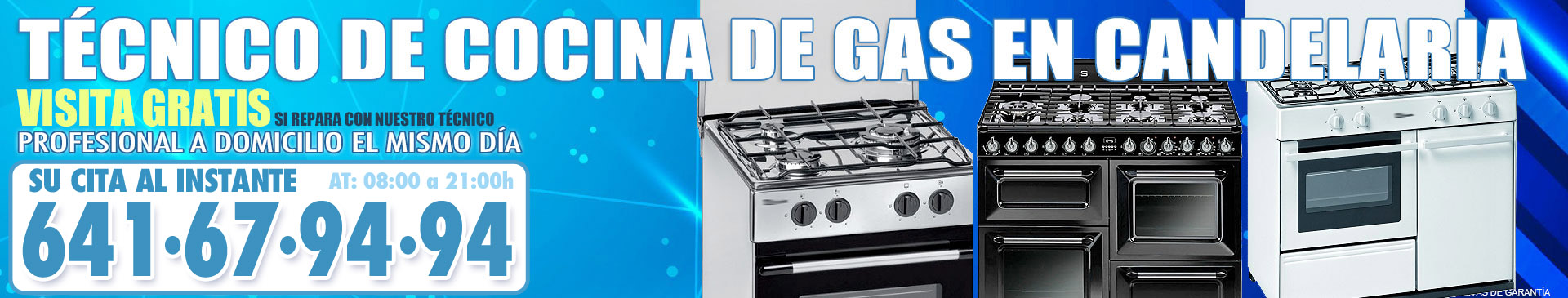 Servicio Técnico de Cocina de Gas en Candelaria